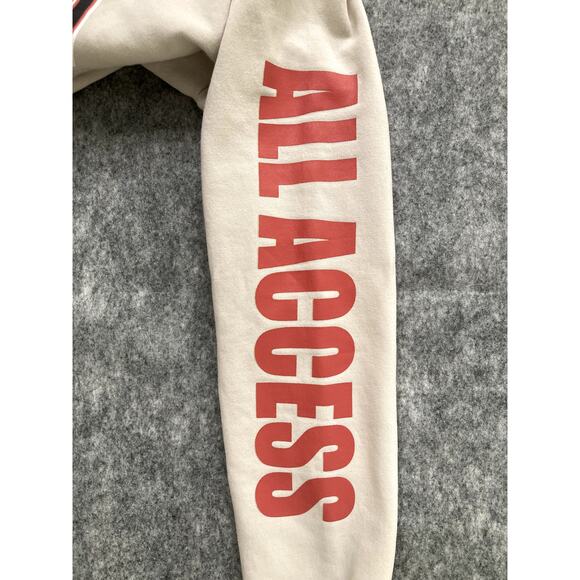 Justin Bieber Purpose Tour Hoodie All Access Concert Biege Large 2016 Merch - Picture 9 of 9